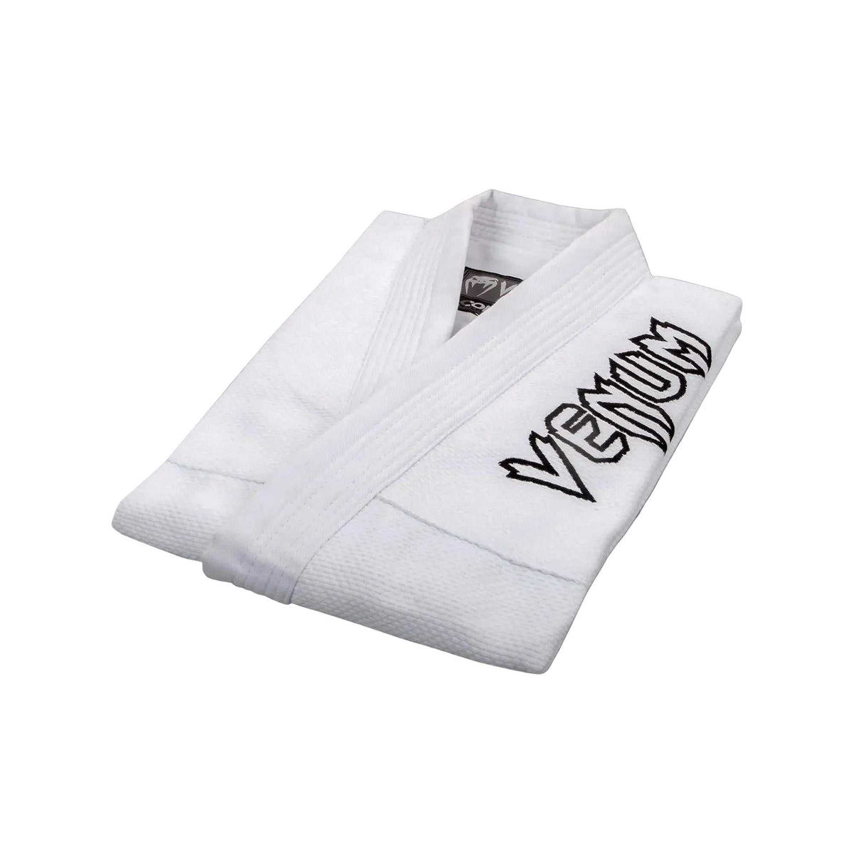 Kimono Jiu Jitsu Brésilien Venum Contender blanc, détail broderie
