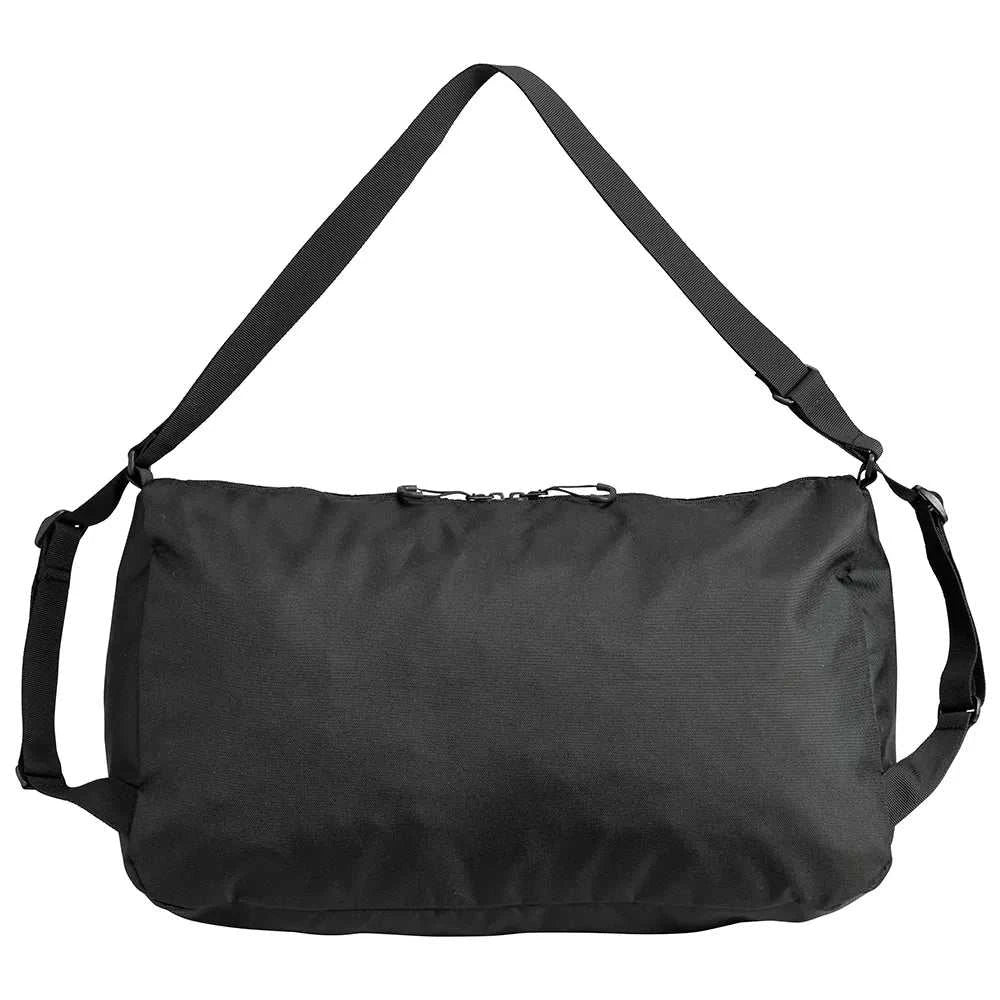 Sac polochon Mizuno WASO Holdall 28L noir et gris, poches latérales