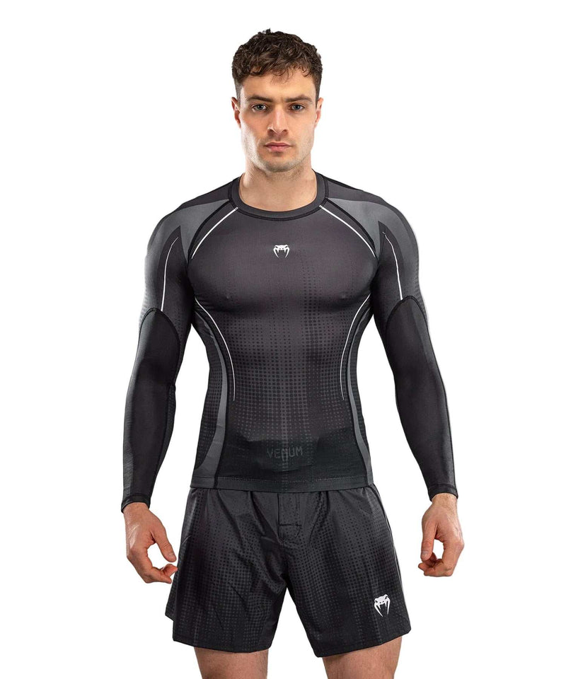 Rashguard manches longues Venum Stealth - Noir/Blanc