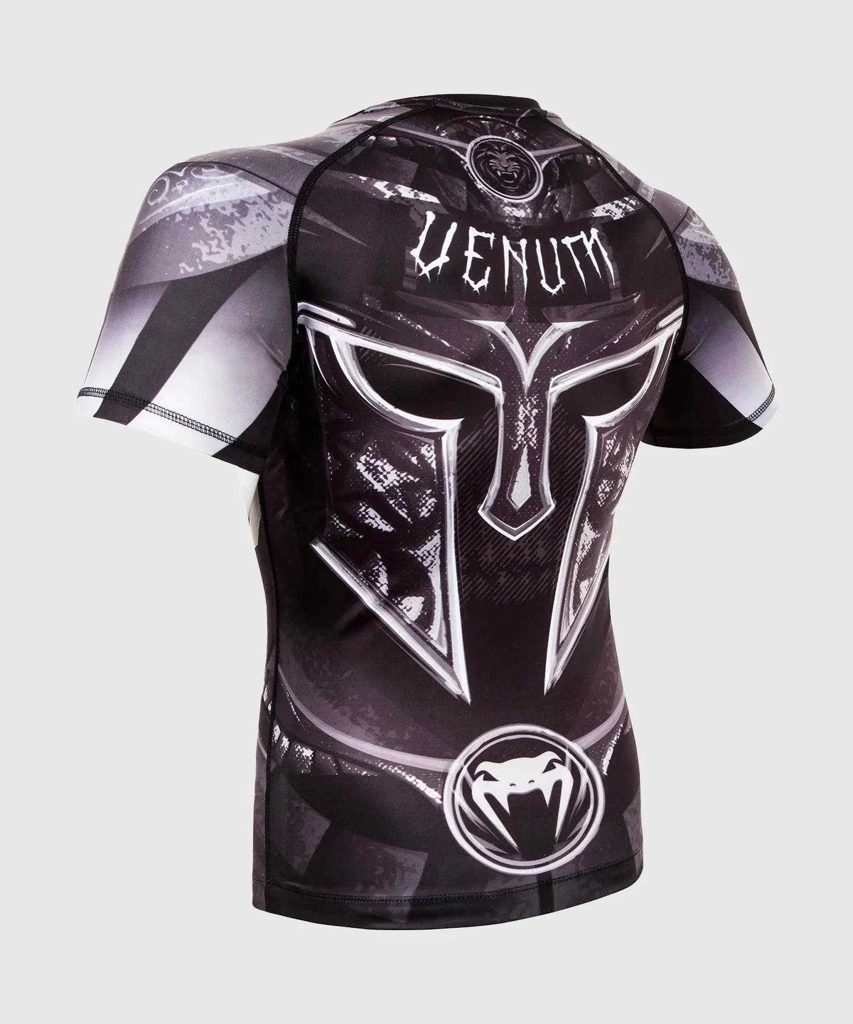 Rashguard Venum Gladiator 3.0 Manches courtes - Noir/Blanc