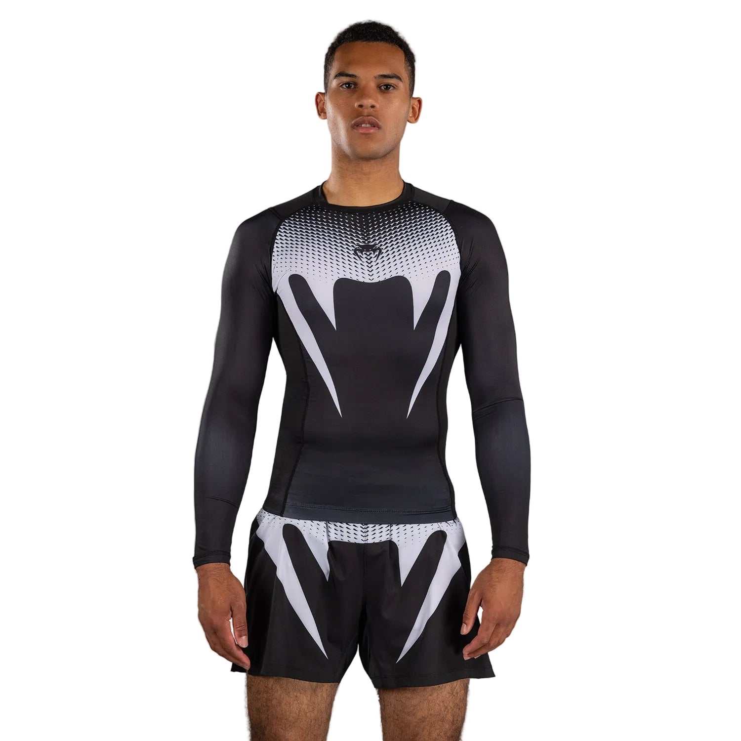 Rashguard ML Venum No Gi - Noir/Blanc
