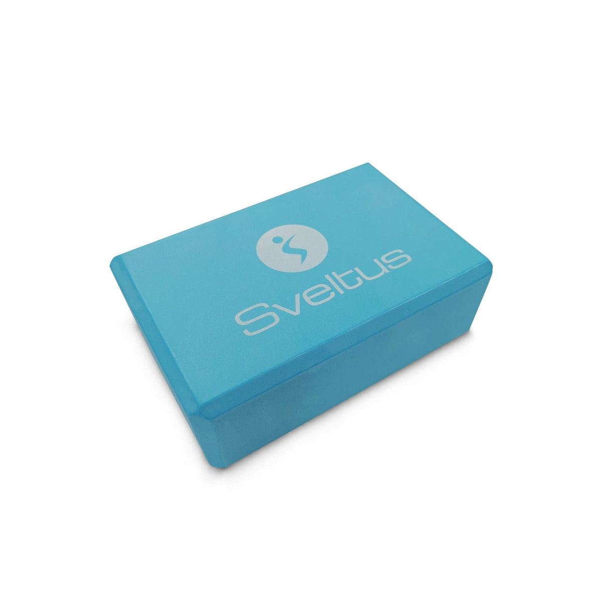 Bloc de yoga mousse bleu Sveltus pour stabilité et soutien des postures