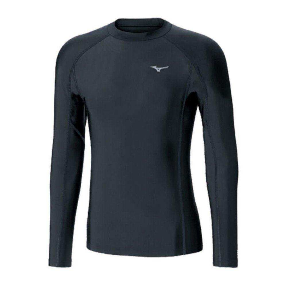 Rashguard Mizuno Bio Gear manches longues noir pour homme, sous-maillot de compression judo