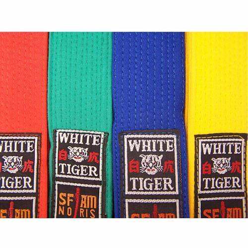 Ceinture arts martiaux White Tiger Noris