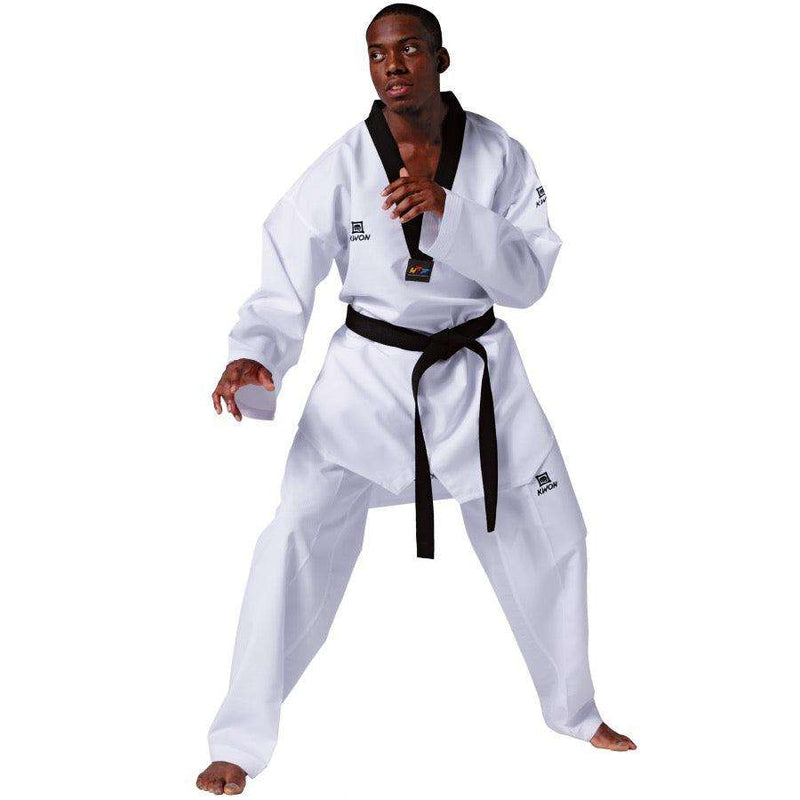 Dobok de Taekwondo Kwon Revolution Col Noir I Arts Martiaux
