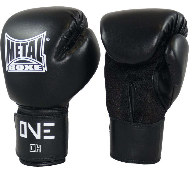Gants de Boxe Metal Boxe One (MBGAN002) - Noir