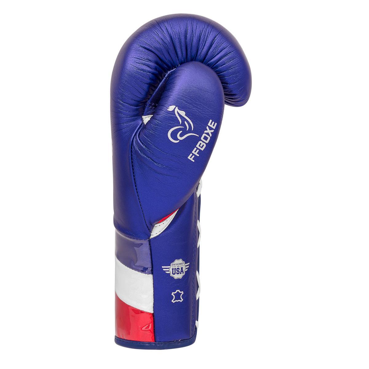 Gants de Boxe à lacets entrainement et compétition FFBoxe Adidas Speed 500