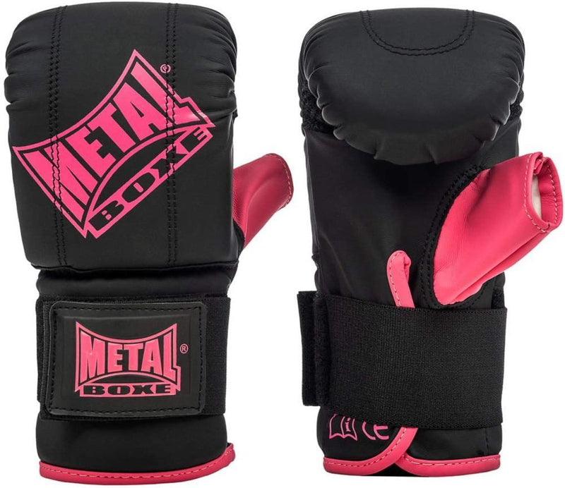 Gants de sac Metal Boxe Lady Junior – Noir/Fuchsia