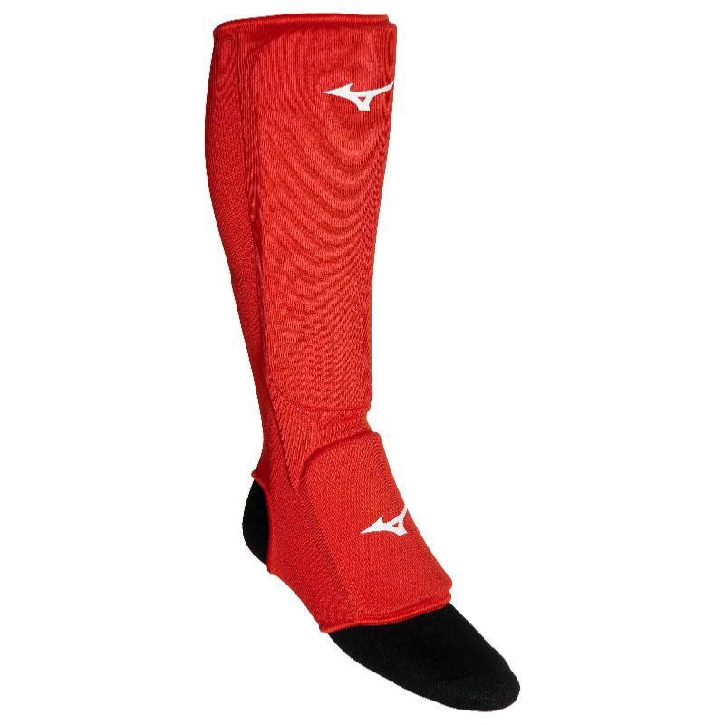 Protège-Tibias & Pieds Chaussette Ju Jitsu Mizuno Rouge