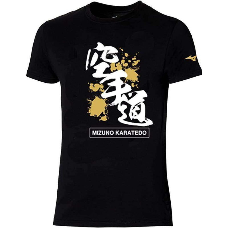 T-shirt Mizuno Karatedo – 100% coton, noir ou blanc