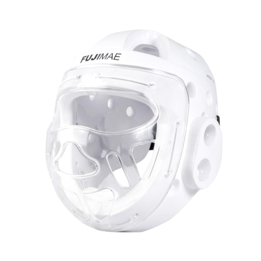 Casque de Taekwondo avec bulle FUJIMAE 21626 - Blanc