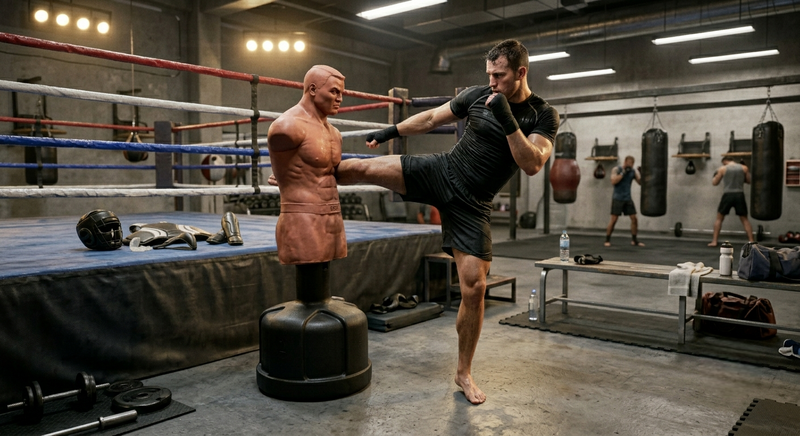 Mannequin de frappe BOB sur pied et à eau pour entraînement de boxe