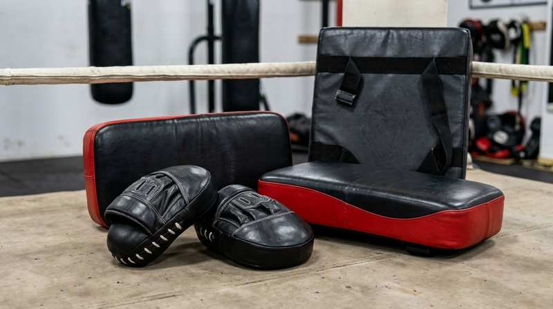 Pao, pattes d'ours et boucliers de frappe pour entraînement de boxe