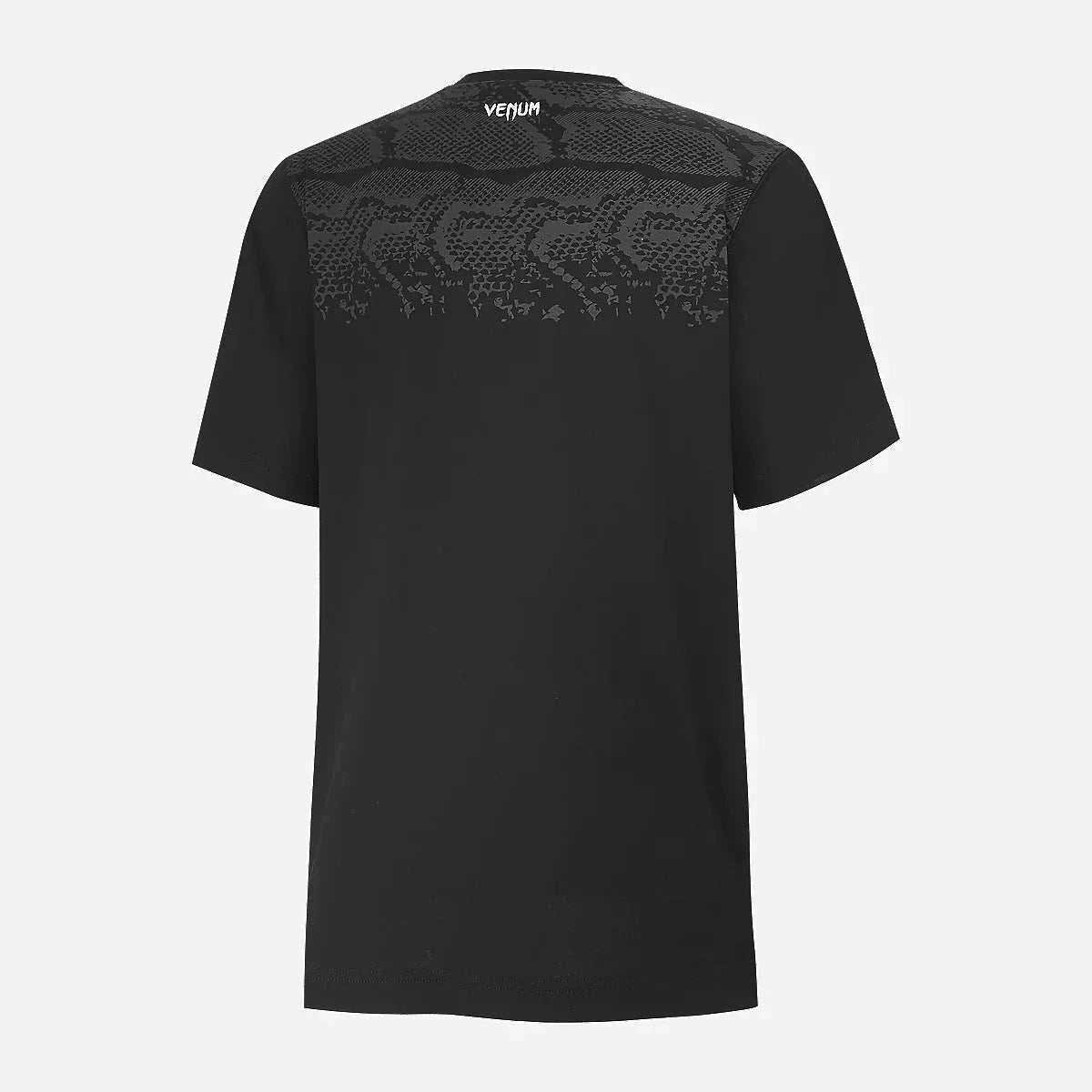 T-shirt Venum Black Viper noir pour sport et lifestyle avec logo sobre
