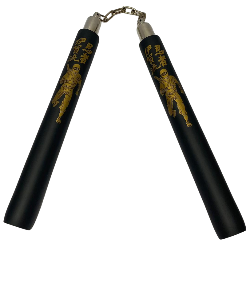 Nunchaku mousse chaîne Ninja Noris Noir