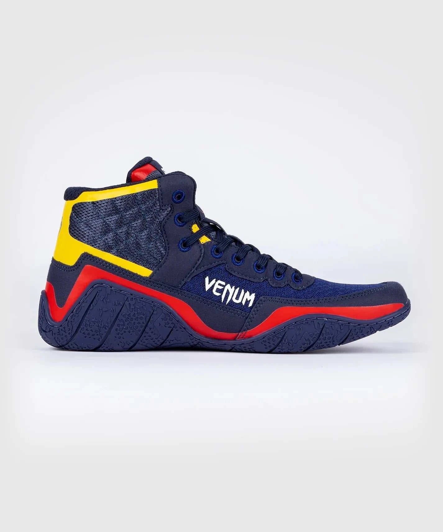 Chaussures de lutte Venum Elite - Bleu/Jaune