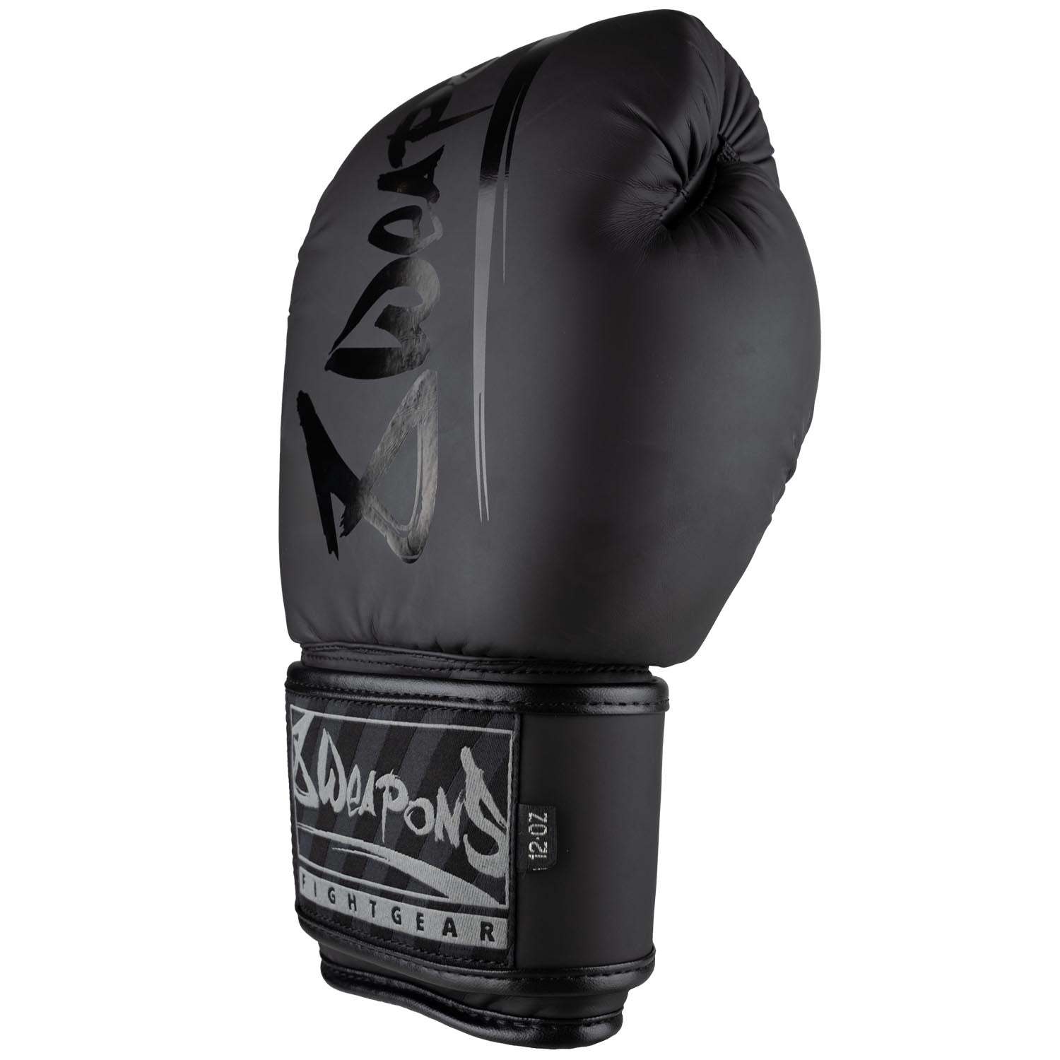 Gants de boxe 8 WEAPONS Unlimited 2.0 noirs avec mousse haute densité et fermeture velcro robuste
