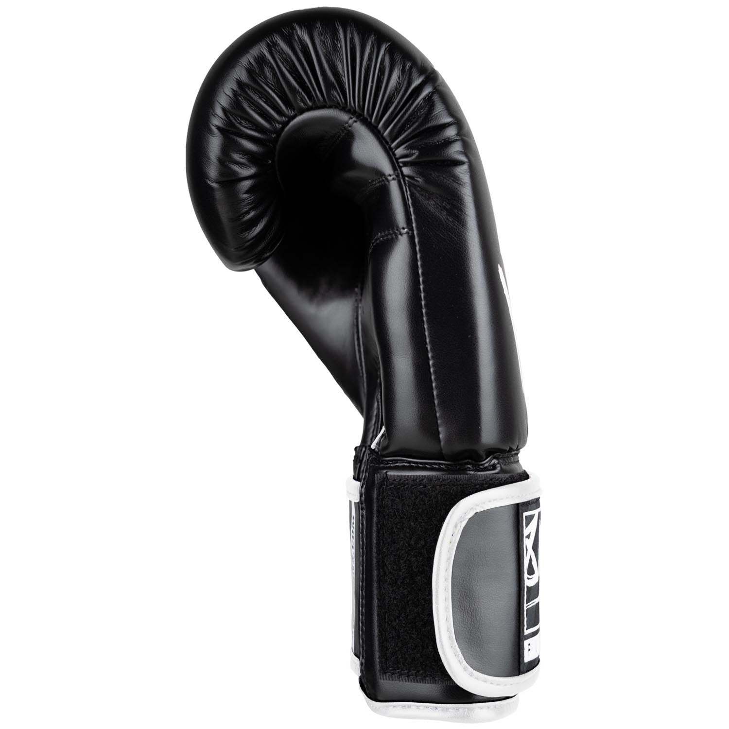 Gants de boxe 8 WEAPONS Unlimited 2.0 noirs et blancs avec protection et confort optimisés