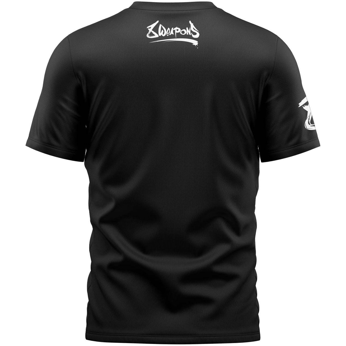 T-shirt 8 WEAPONS Unlimited 2.0 noir blanc coupe classique confort sportif