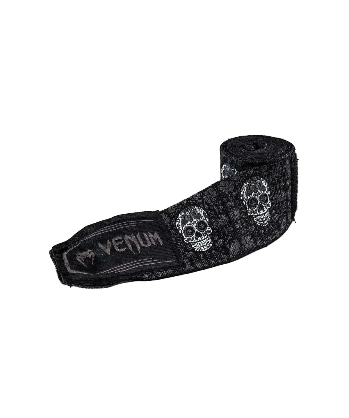 Bandes de boxe Venum Santa Muerte noir et blanc pour maintien optimal des poignets et confort en entraînement