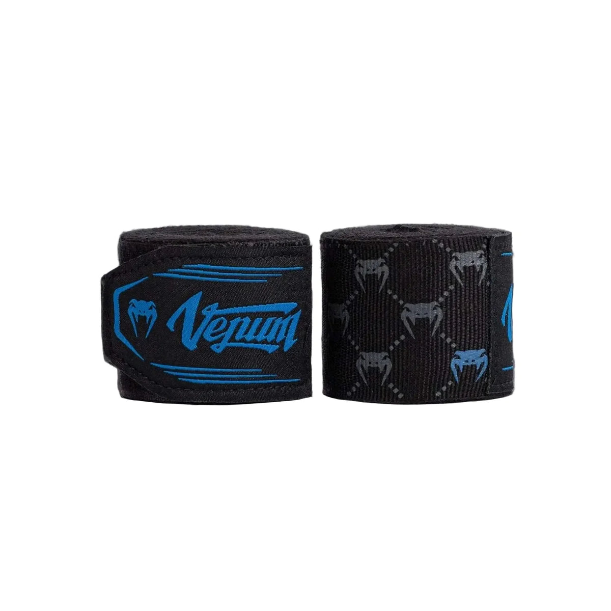 Bandes de Boxe Venum Monogram Advanced noires en coton élastiqué avec fermeture velcro et boucle pouce