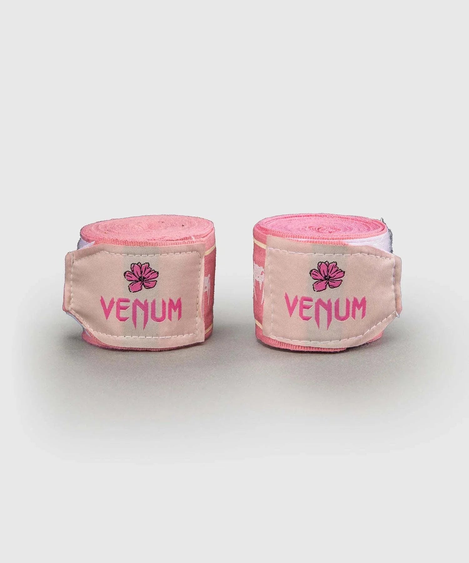 Bandes de boxe Venum Impact rose bonbon pour maintien poignet et confort entraînement