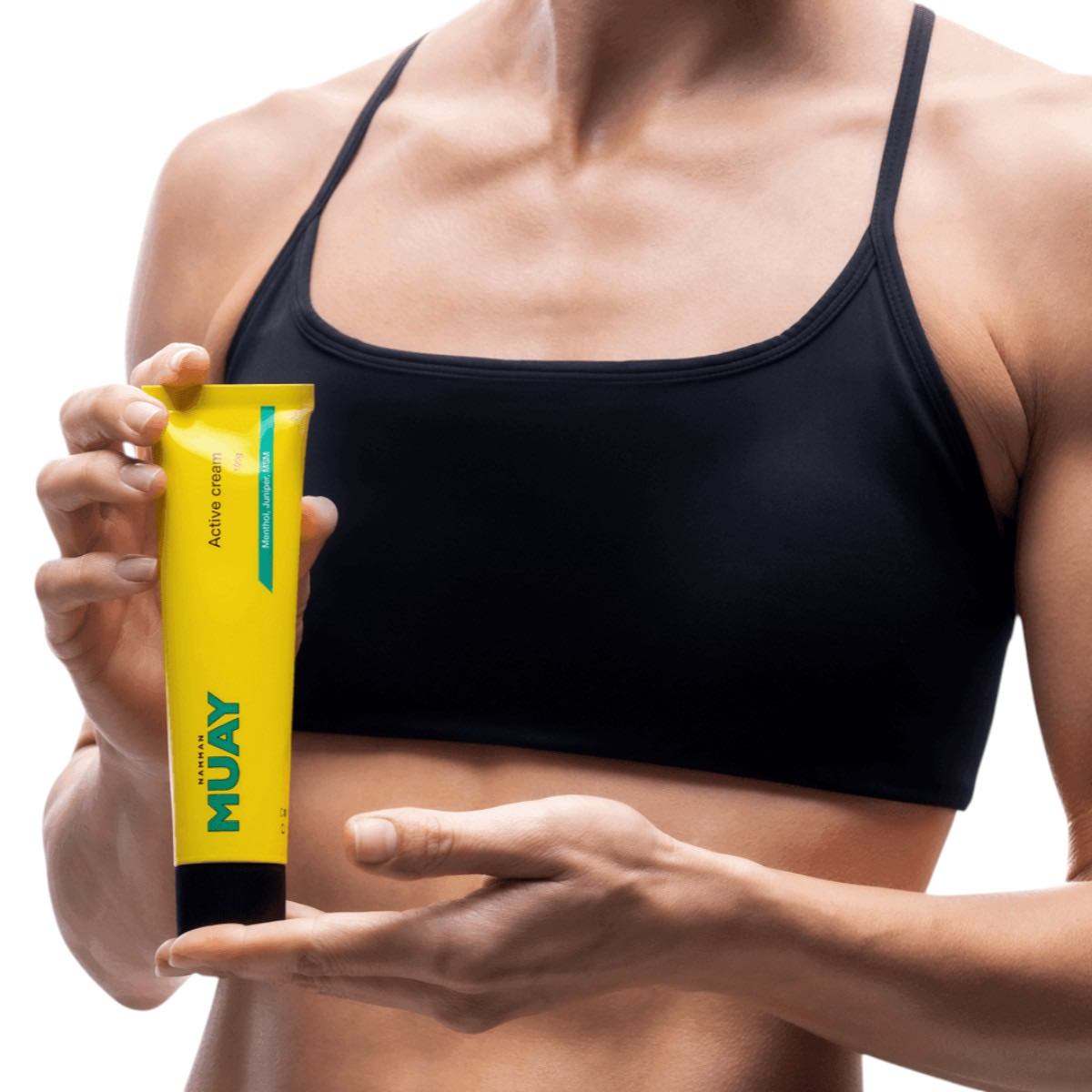 Crème chauffante Namman Muay pour muscles, idéale boxe et sports de combat, 100g