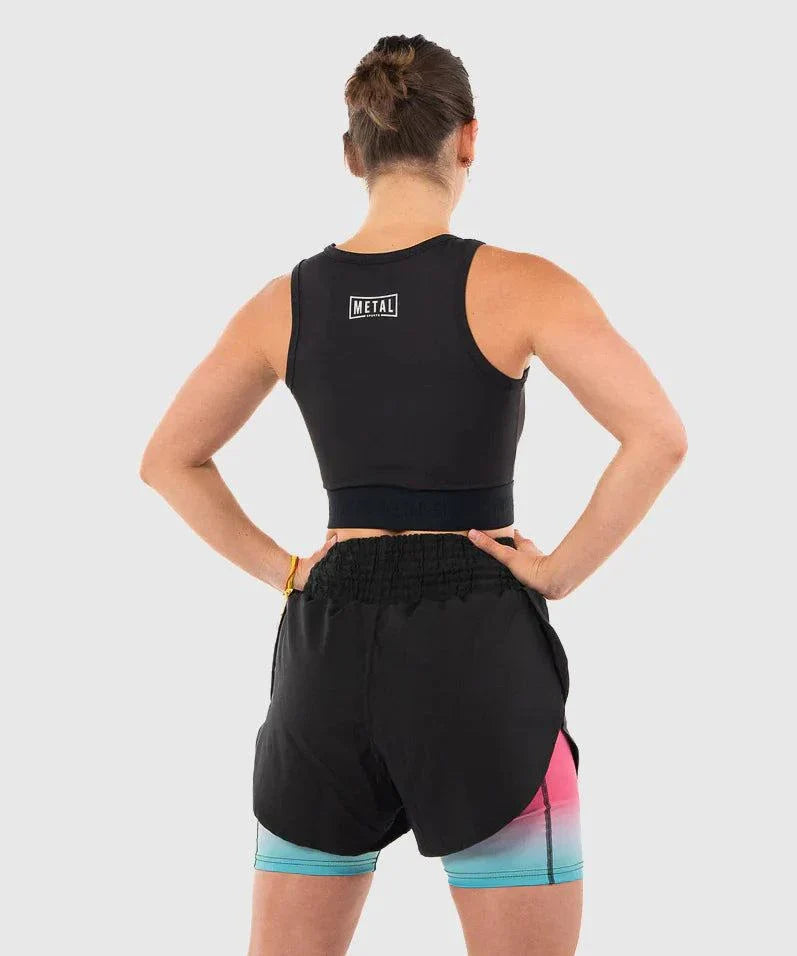 Brassière de sport femme Metal Boxe maintien confortable et liberté de mouvement pour boxe et fitness