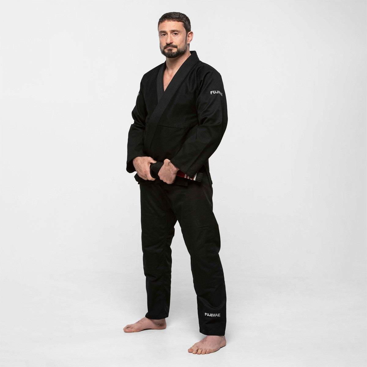 Brazilian Jiu Jitsu Gi Shaka 2.4 FUJIMAE Noir Position