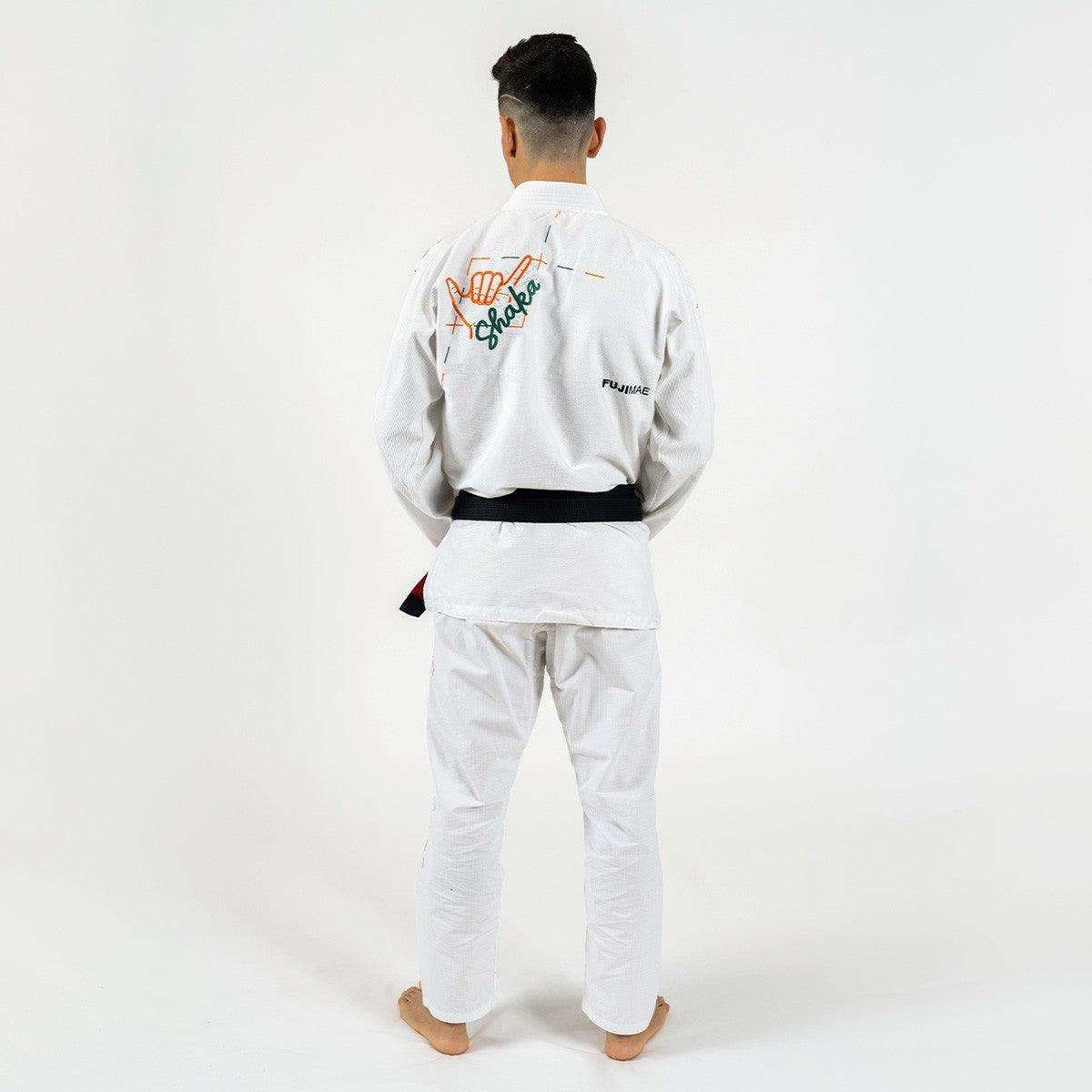 Brazilian Jiu Jitsu Gi FUJIMAE Shaka 2.0 - Blanc/Vert 104334