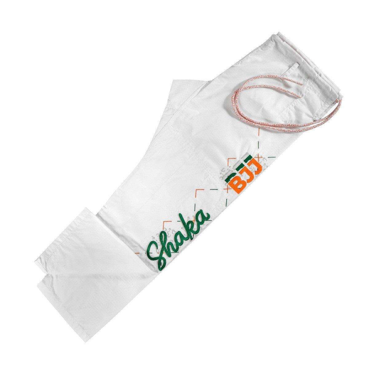 Brazilian Jiu Jitsu Gi FUJIMAE Shaka 2.0 - Blanc/Vert 104334