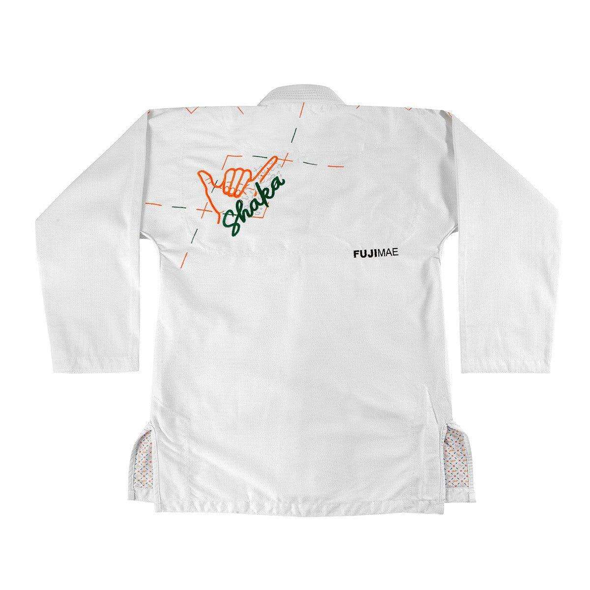 Brazilian Jiu Jitsu Gi FUJIMAE Shaka 2.0 - Blanc/Vert 104334