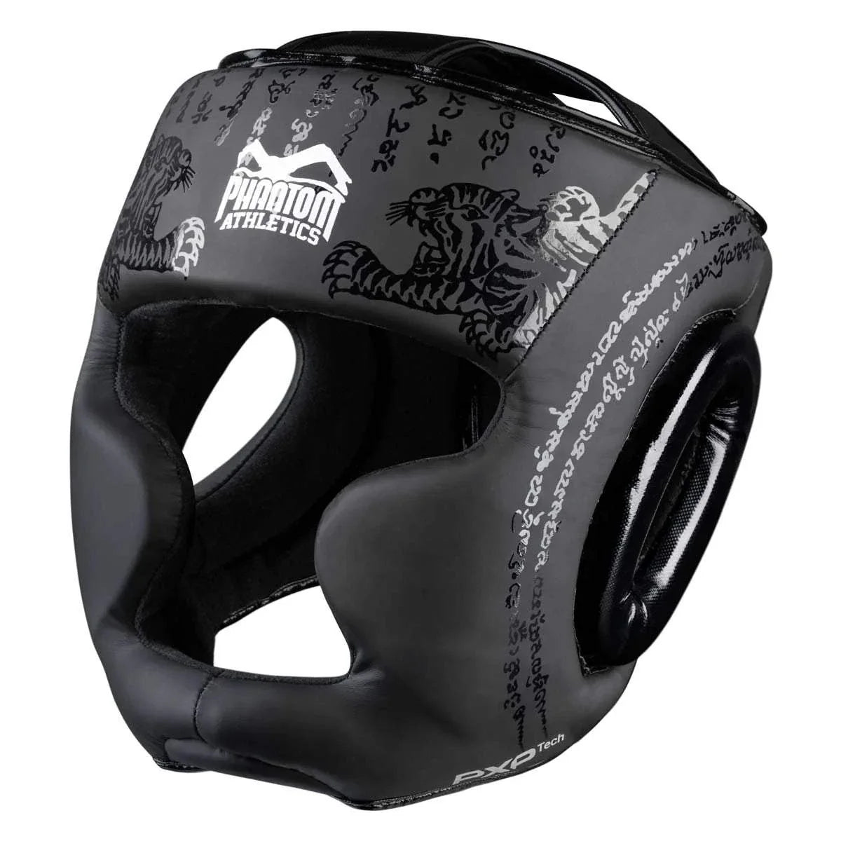 Casque de Boxe Muay Thaï Phantom Athletics avec protection intégrale et design Sak-Yant
