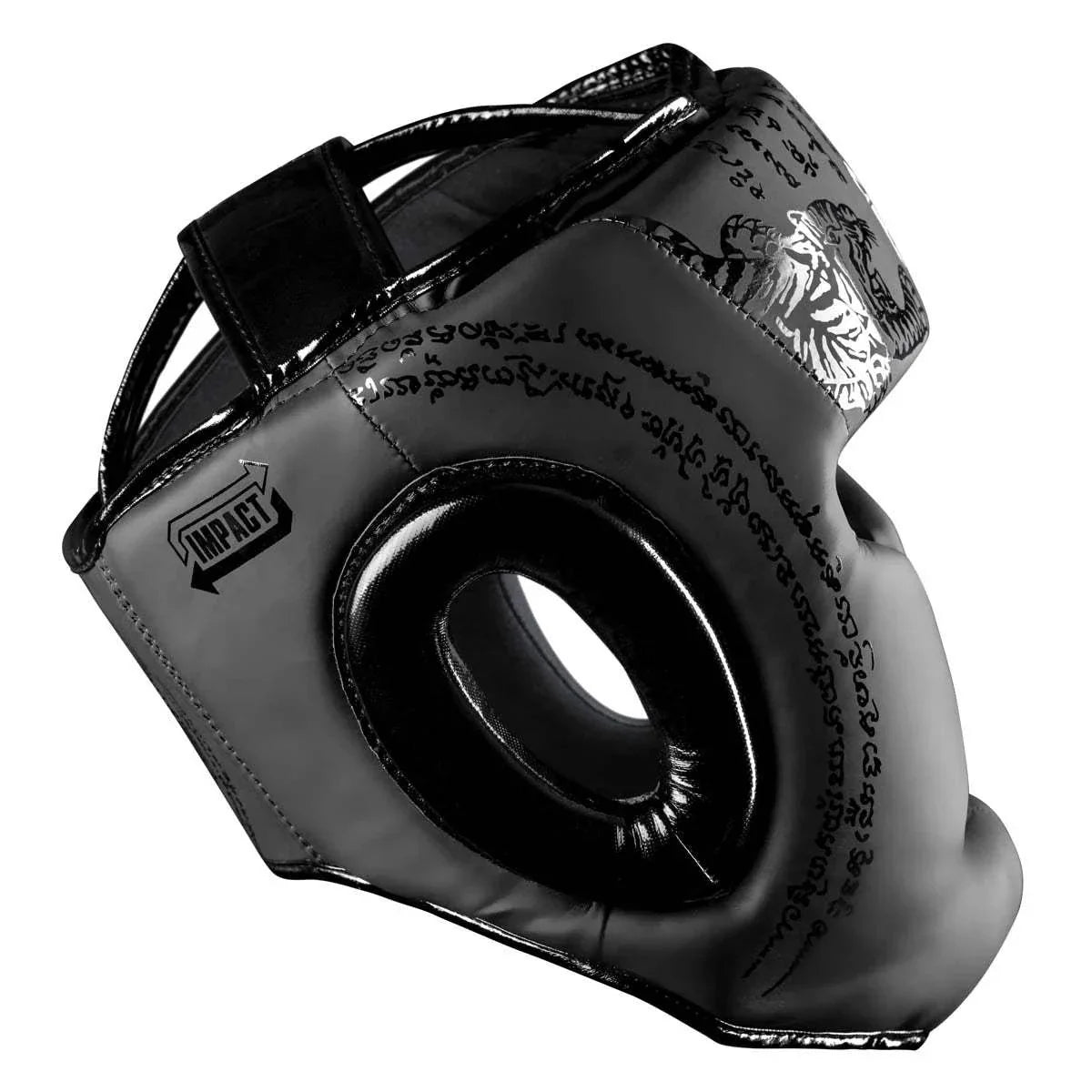 Casque de Boxe Muay Thaï Phantom Athletics avec protection intégrale et design Sak-Yant