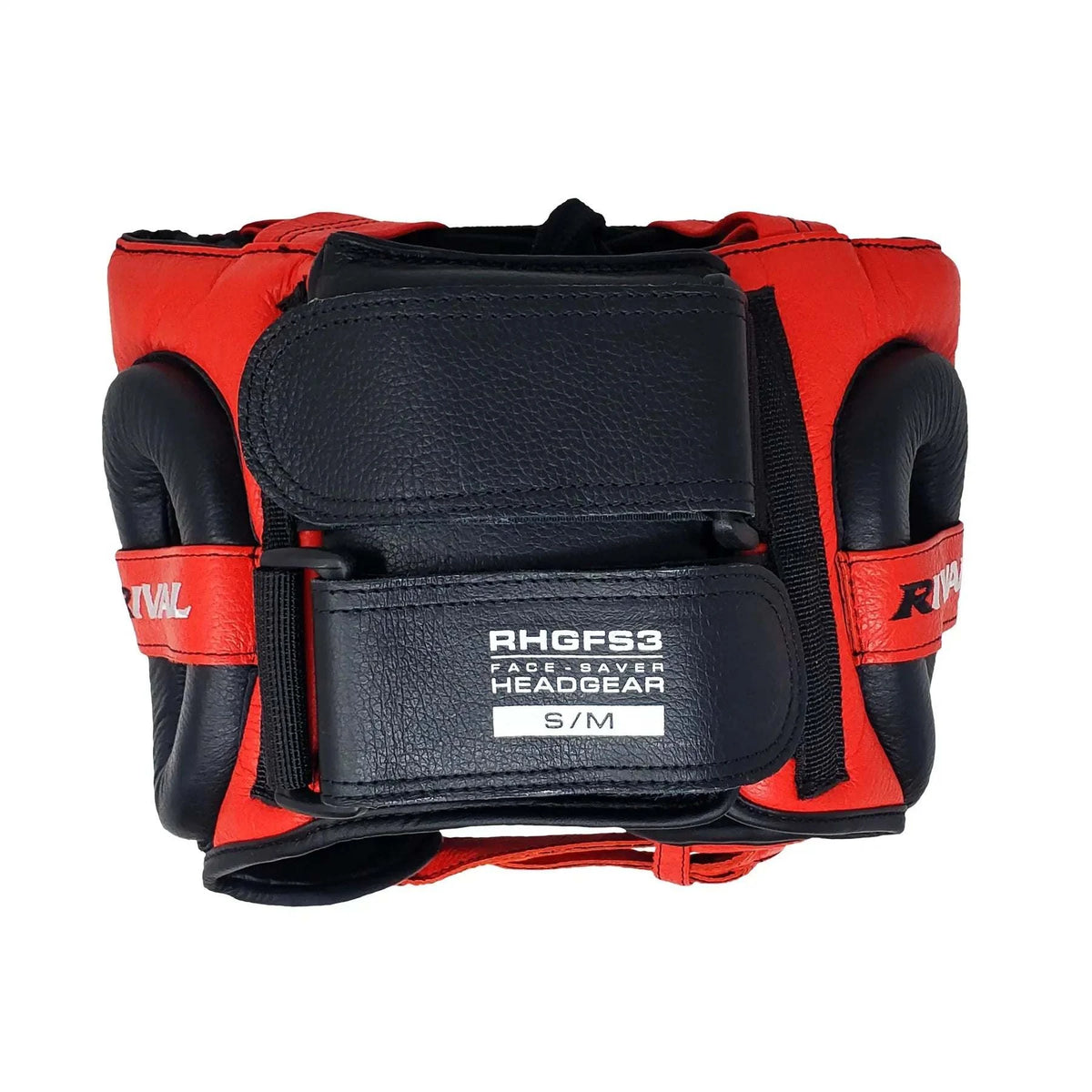 Casque de sparring rouge Rival Boxing avec barre de protection faciale et ajustement sécurisé