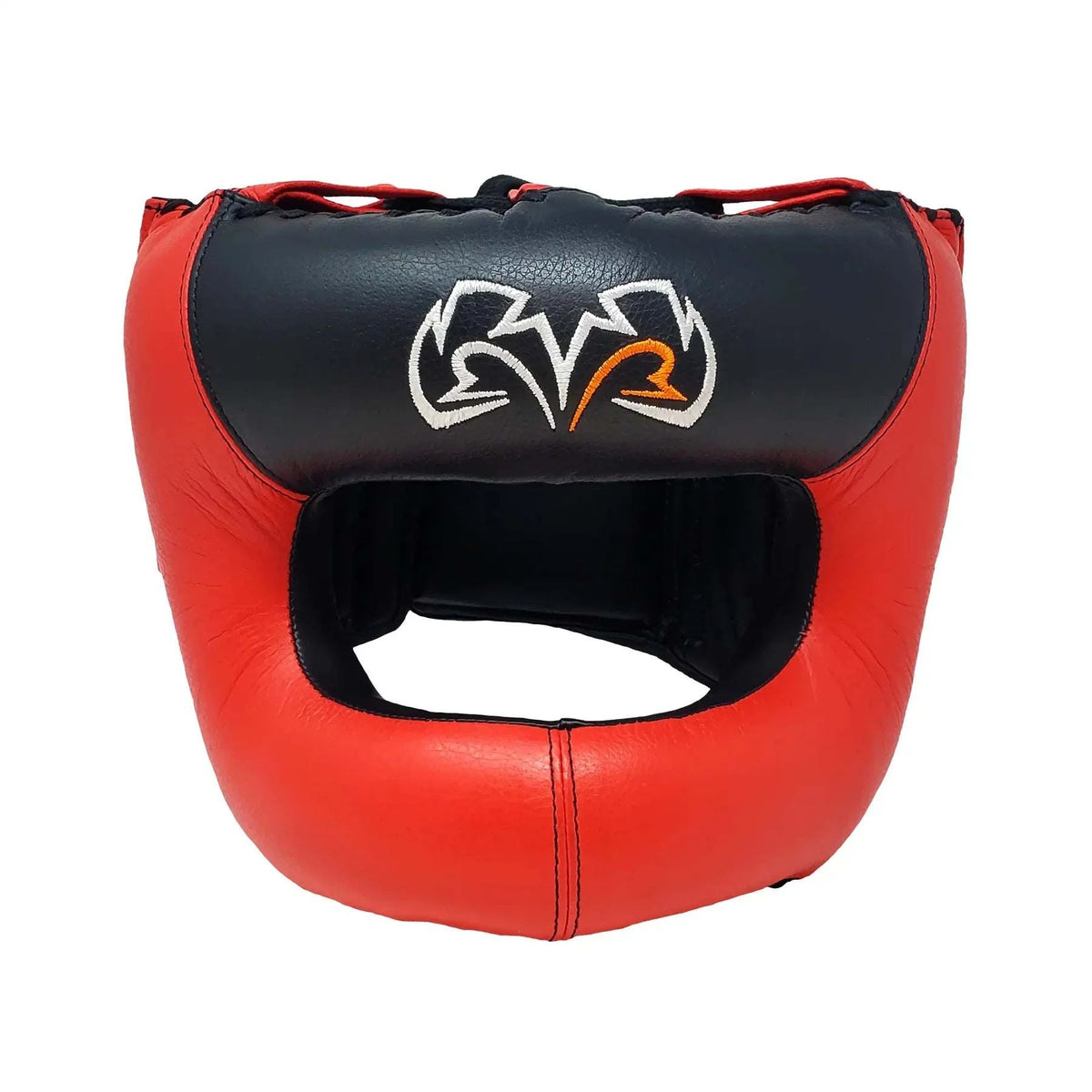 Casque de sparring rouge Rival Boxing avec barre de protection faciale renforcée et réglage ajustable pour boxe