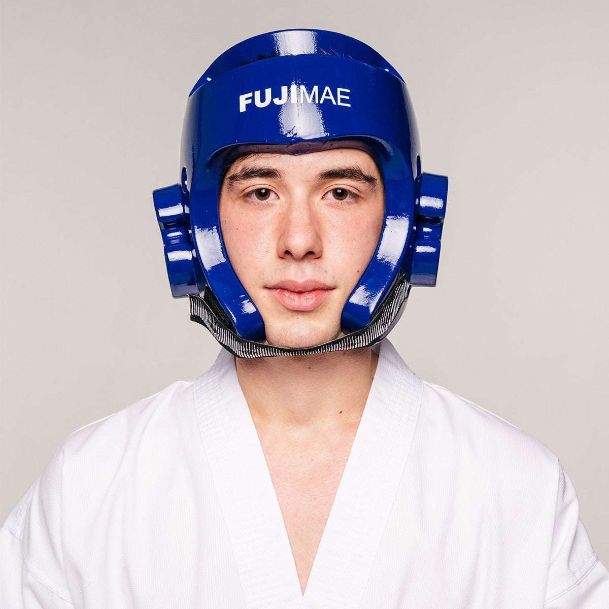 Casque de Taekwondo et Karate FUJIMAE Hyperfoam blue