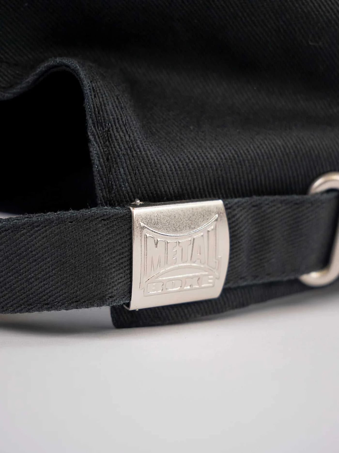 Casquette Metal Boxe Broderie 3D - Noir