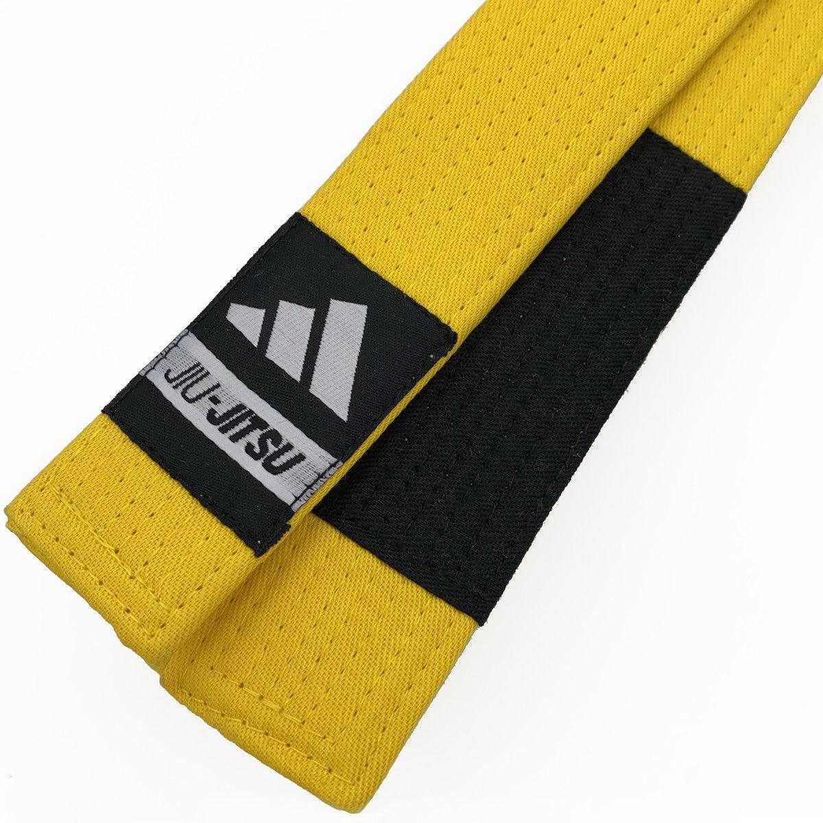 Ceinture de JJB Jiu Jitsu Brésilien Adidas Enfant jaune 2