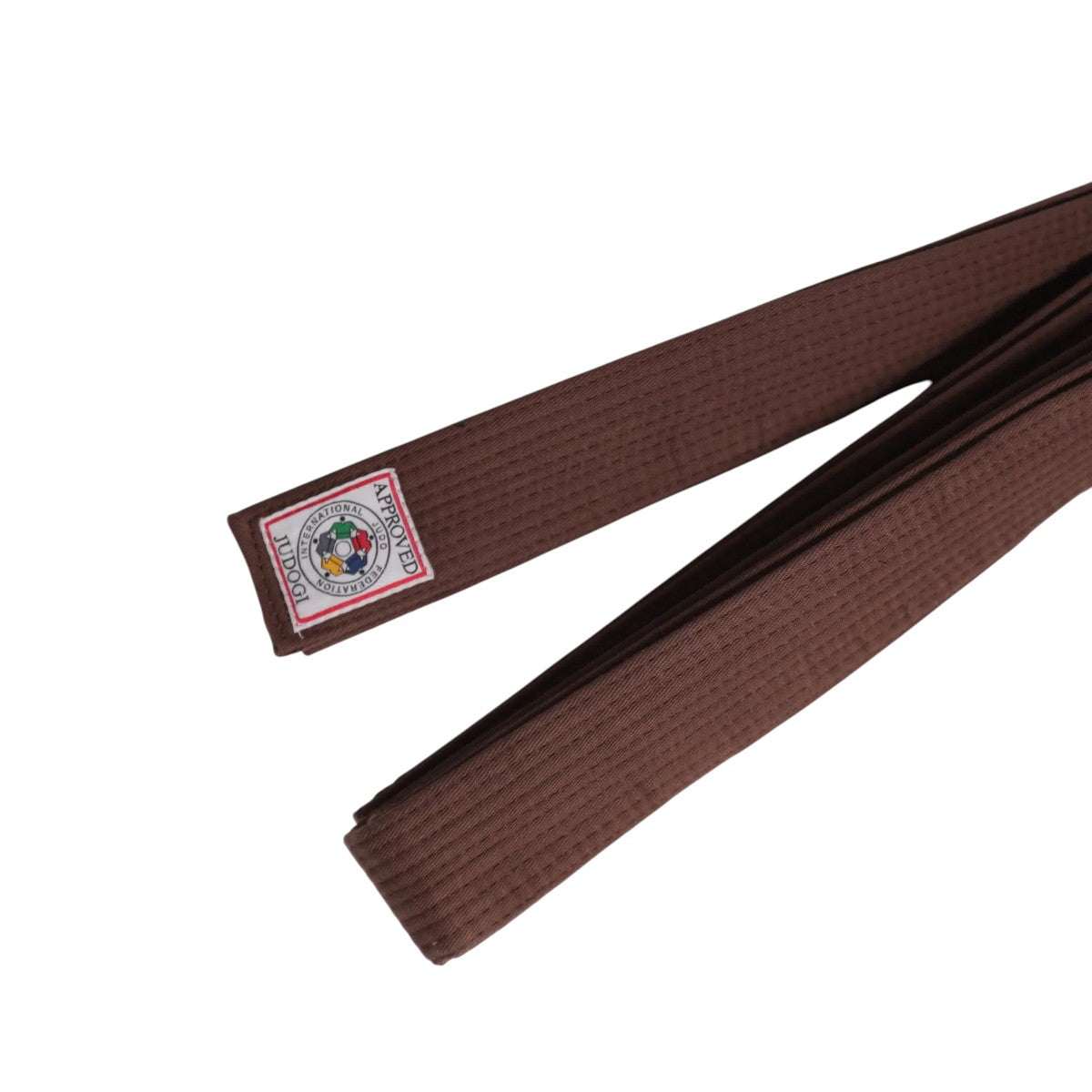 Ceinture marron judo Fighting Films IJF homologuée compétition et entraînement