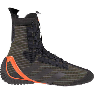 Chaussures de boxe Adidas Speedex 23 noir kaki rouge légères et stables pour performance et confort