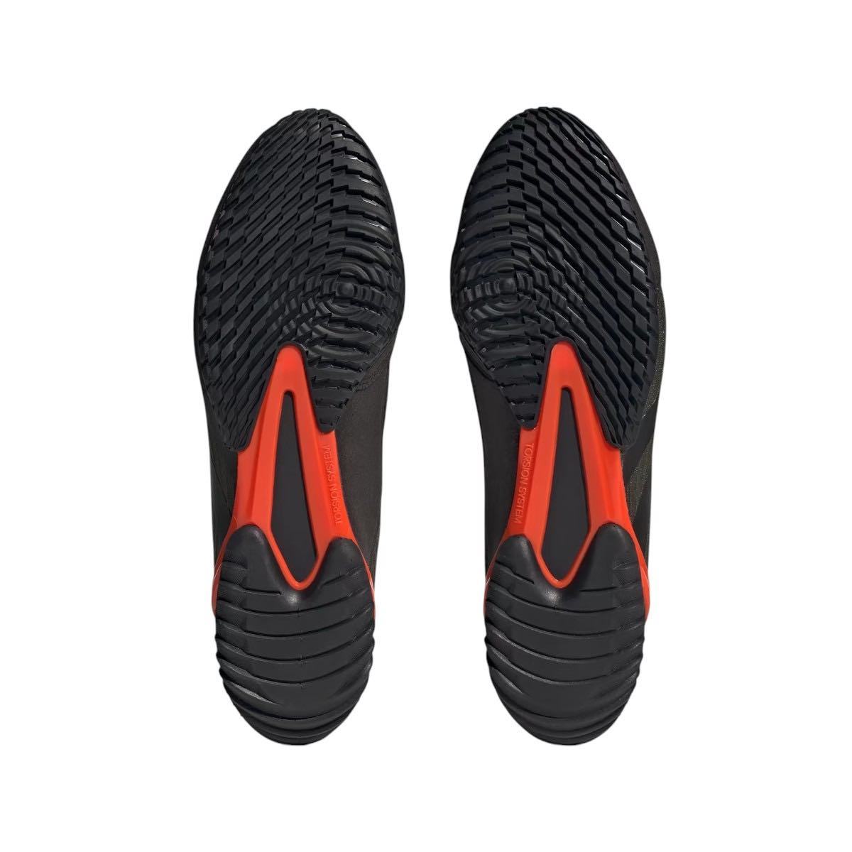 Chaussures de boxe Adidas Speedex 23 noir kaki rouge légères et stables pour boxe anglaise