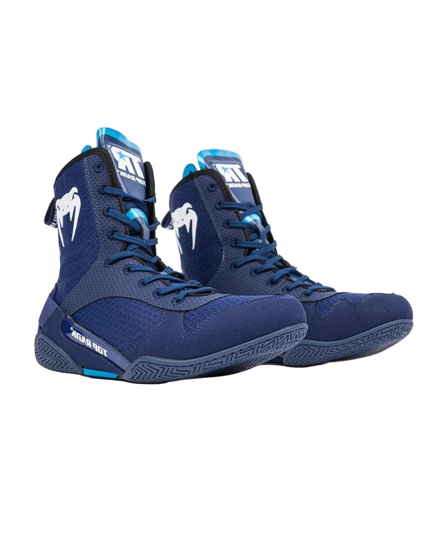 Chaussures de Boxe Anglaise Venum X Top Rank Original - Navy Blue