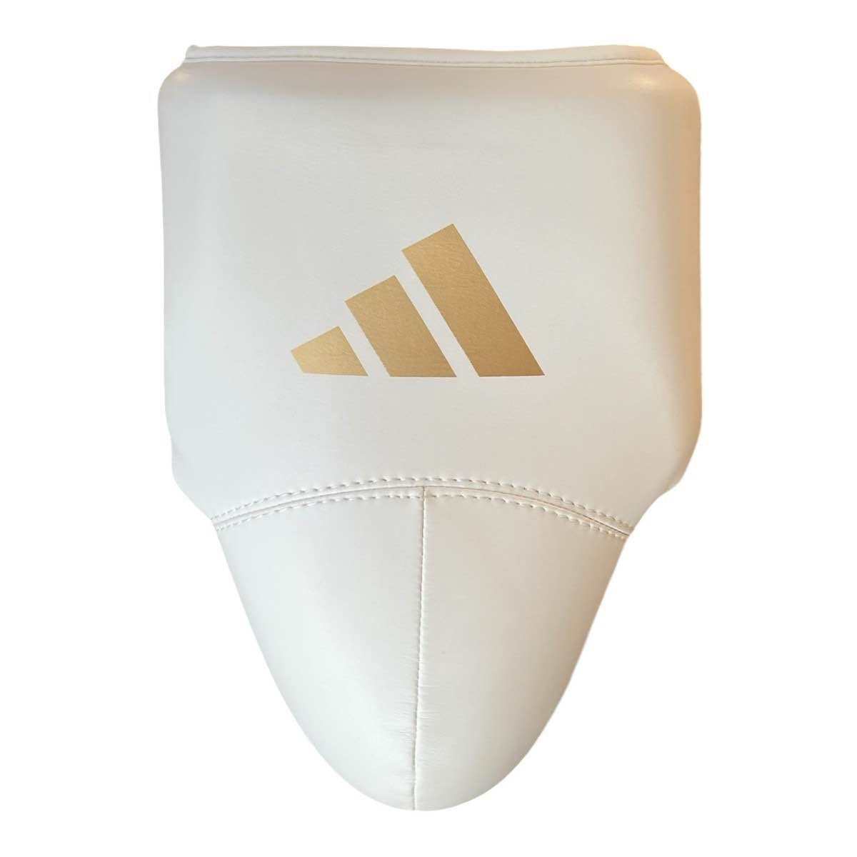 Coquille de Boxe Anglaise Pro Adidas - Blanc/Or