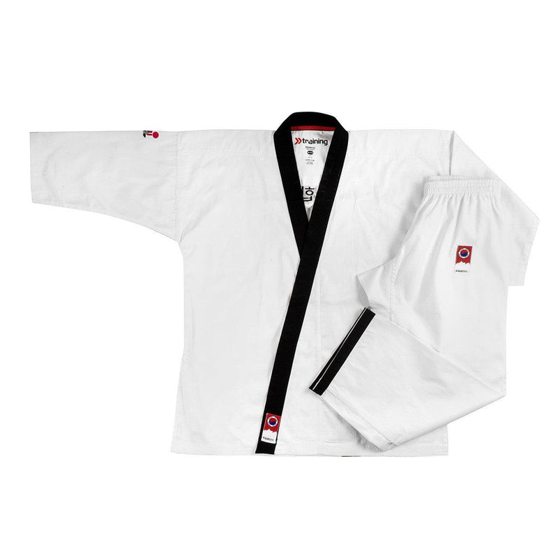 Dobok Hapkido FUJIMAE Blanc avec Liseré Noir