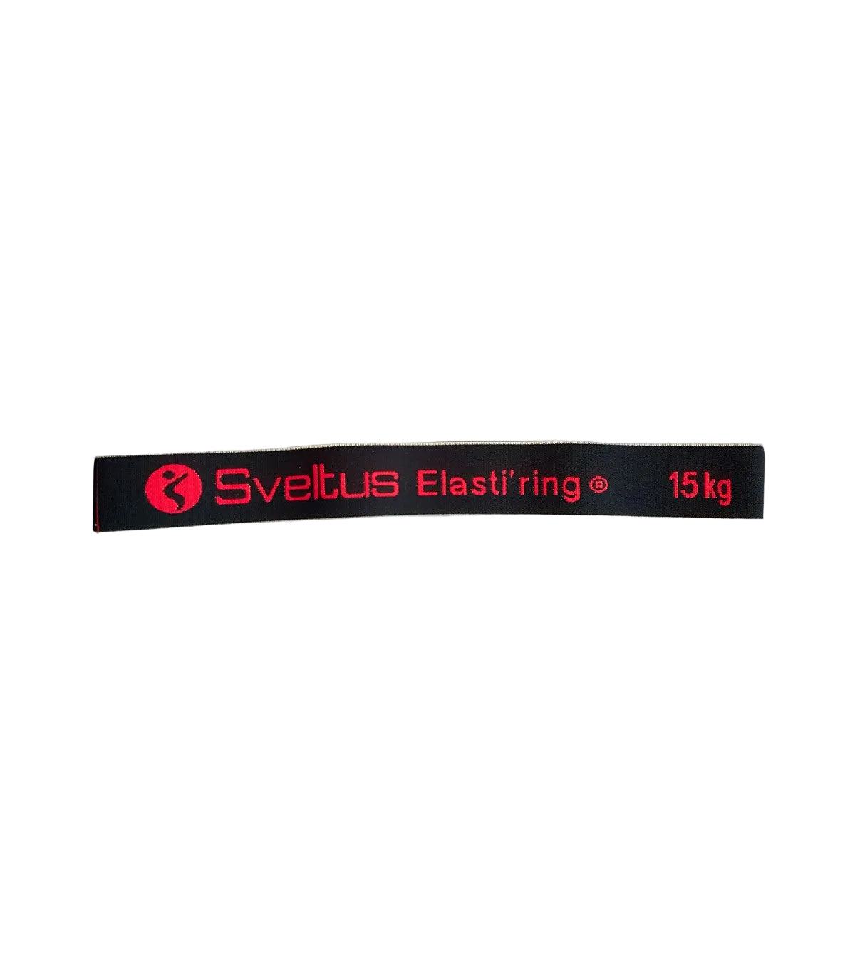 Bande de résistance Elasti'ring noir 15 kg pour renforcement musculaire et fitness