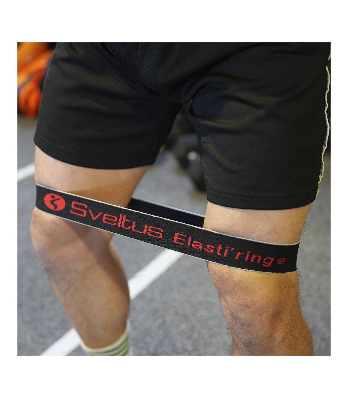Elasti'ring noir 15 kg bande de résistance pour renforcement musculaire et fitness