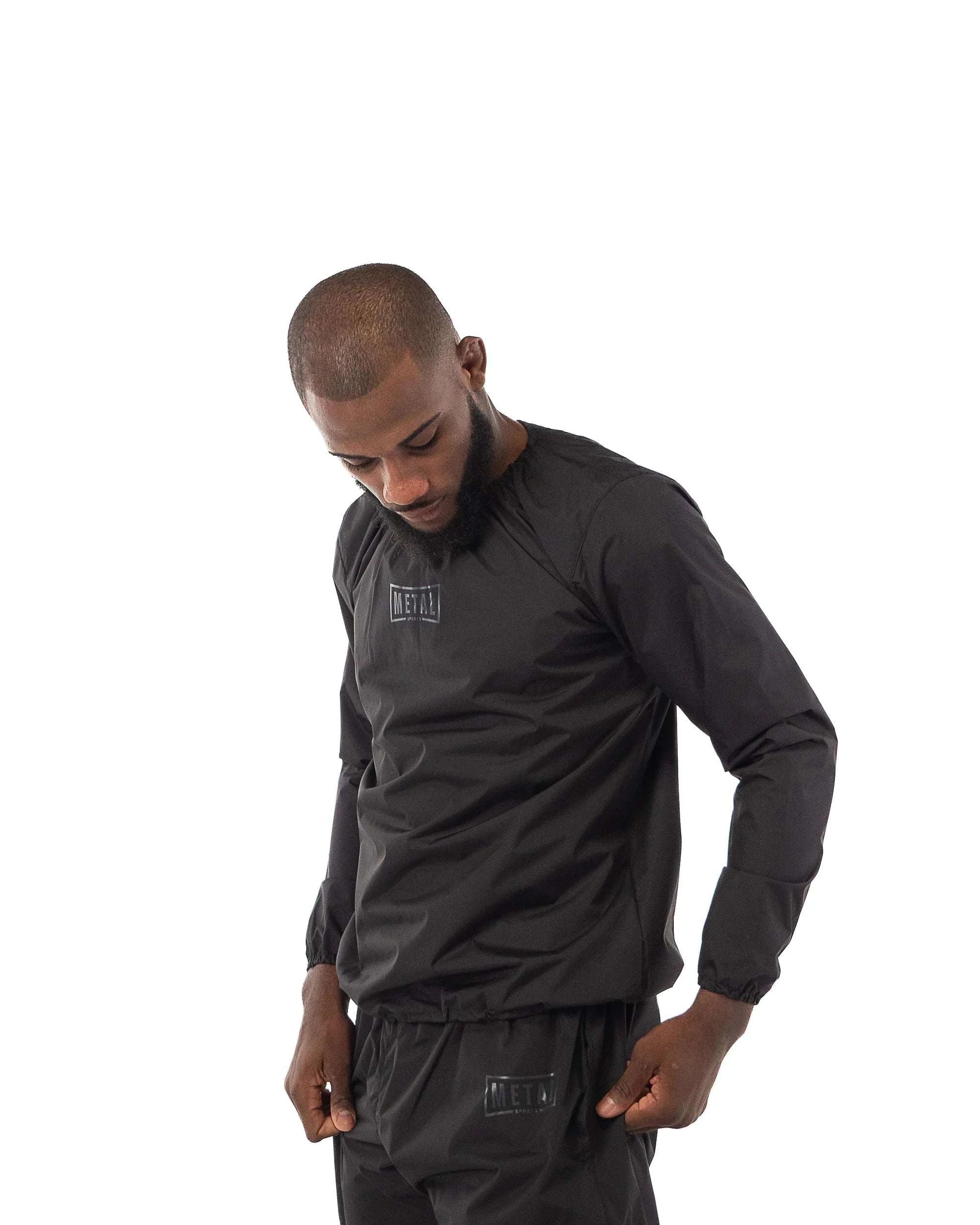 Ensemble sauna Metal Boxe pour intensifier la sudation et l'entraînement sportif