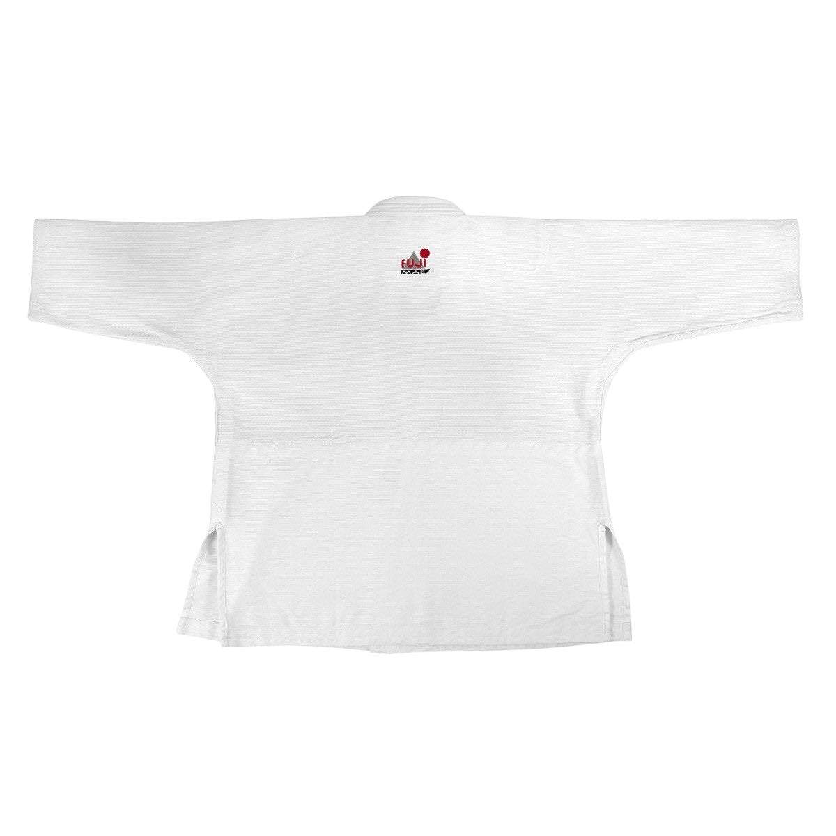 White Fujimae Keikogi Aïkido training jacket with feminine cut and reinforced shoulders for women