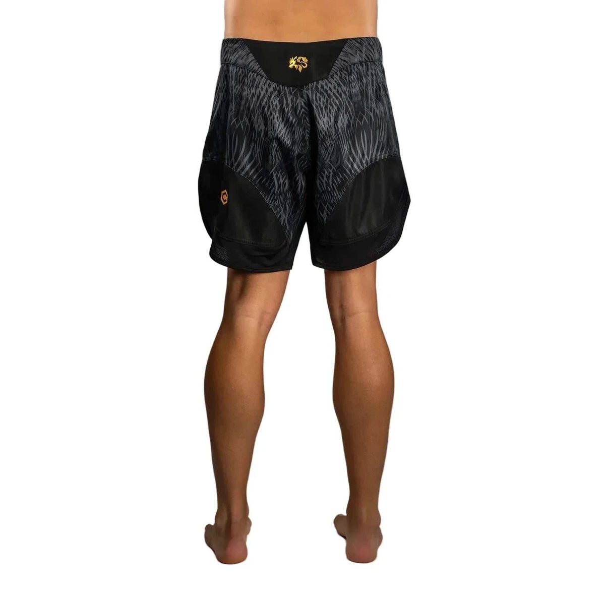 Fightshorts Wild Borz Venum x Chimaev noir et gris pour MMA et sports de combat